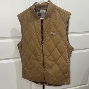 Tan Quilted Vest